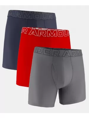 Férfi rövidnadrág UNDER ARMOUR PERFORMANCE TECH-SOLID 6IN-3PK 1383878-044 GREY