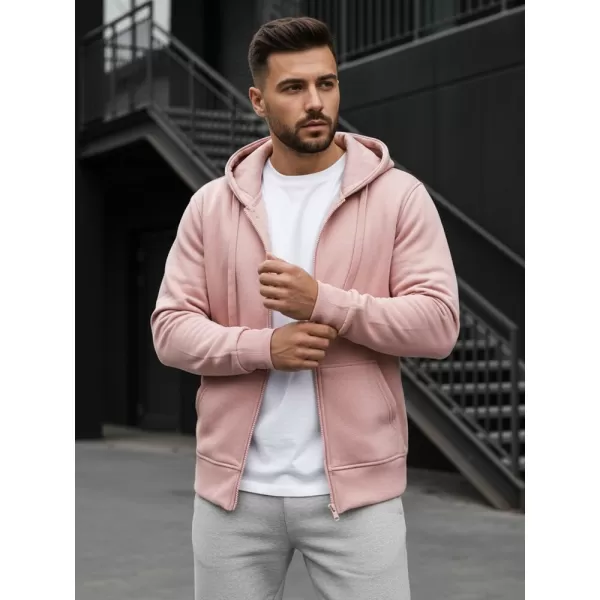  Férfi pulóver DSTREET BX4834 RÓZSASZÍN 