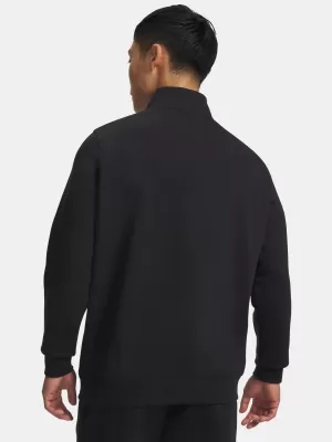 Férfi pulóver UNDER ARMOUR ICON FLEECE 1/4 ZIP 6012710-001 FEKETE
