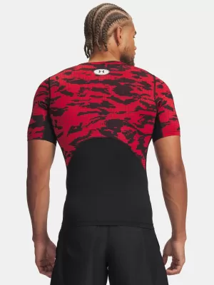 Férfi póló UNDER ARMOUR HG PRINTED SS 6009657-002 FEKETE
