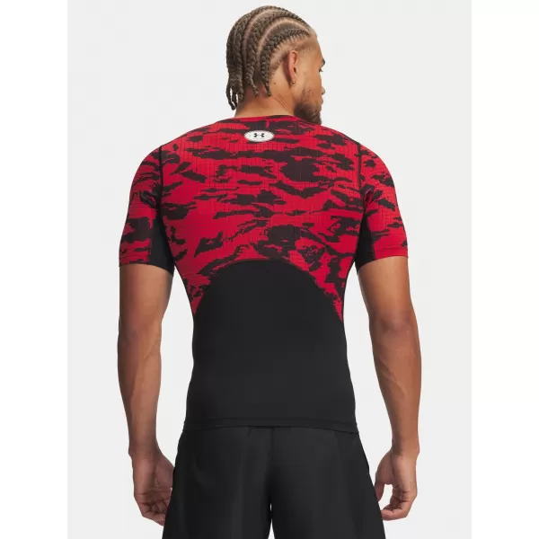  Férfi póló UNDER ARMOUR HG PRINTED SS 6009657-002 FEKETE 