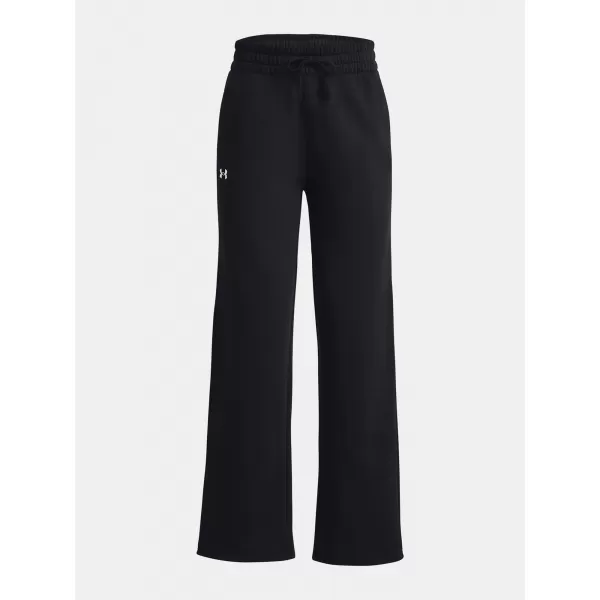  Női sportnadrág UNDER ARMOUR RIVAL FLC STRAIGHT PANT 1381847-001 FEKETE 