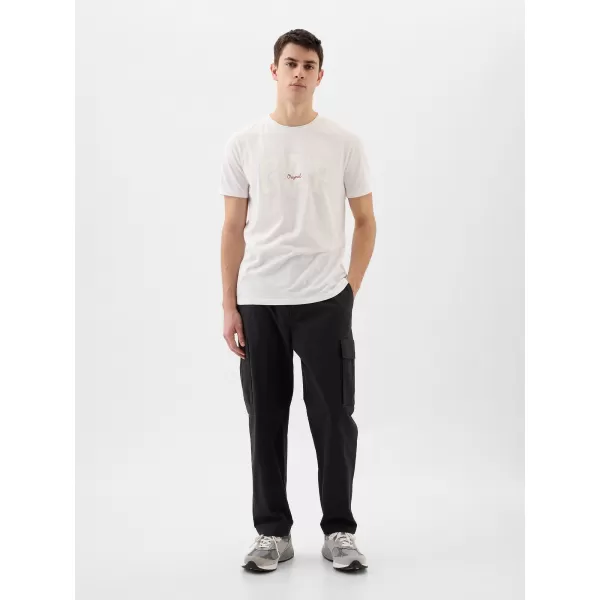  Férfi póló GAP LOGO TEE 471777-08 OPTIKA FEHÉR 