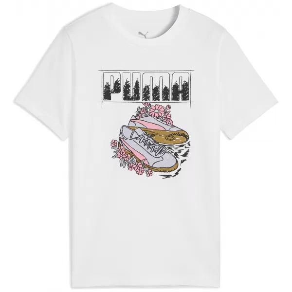  Gyermek póló PUMA GRAPHIC TEE 688496-02 PUMA FEHÉR 