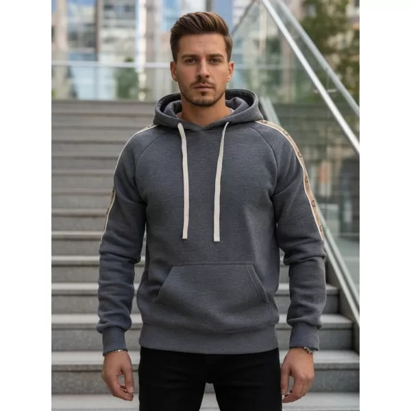  Férfi pulóver DSTREET BX5945 SZÜRKE 