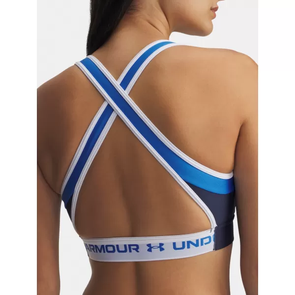  Női melltartó UNDER ARMOUR UA CROSSBACK MID OPEN BACK 6005838-403 KÉK 