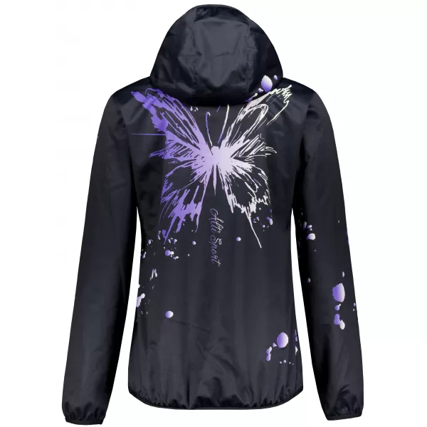  Női prémium softshell kabát ALTISPORT VOJ/ALW077JACK01 FEKETE/LILA 
