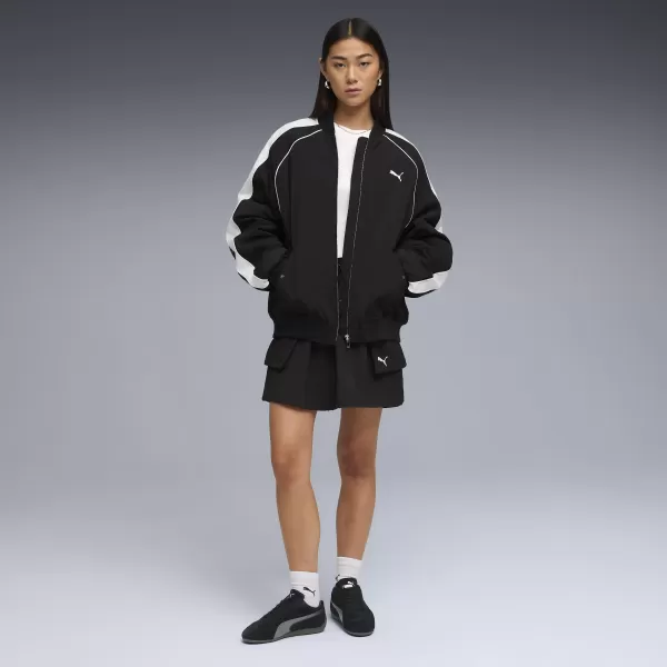  Női szoknya PUMA WARDROBE ESS WV CARGO SKIRT 634584_01 PUMA FEKETE 