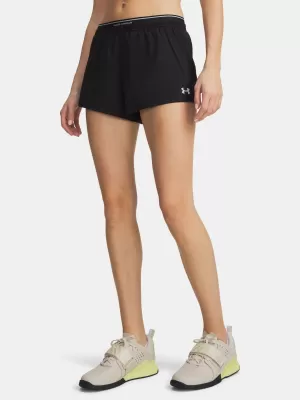 Női rövidnadrág UNDER ARMOUR VANISH WOVEN 3IN SHORTS 6009965-008 FEKETE
