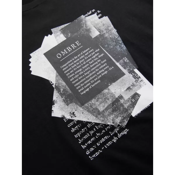  Férfi póló OMBRE OM-TSPT-0261 FEKETE 