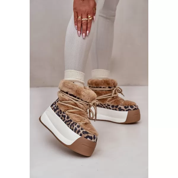  Női cipő BIG STAR OO274A207 BARNA/BEGE Big Star cipő 