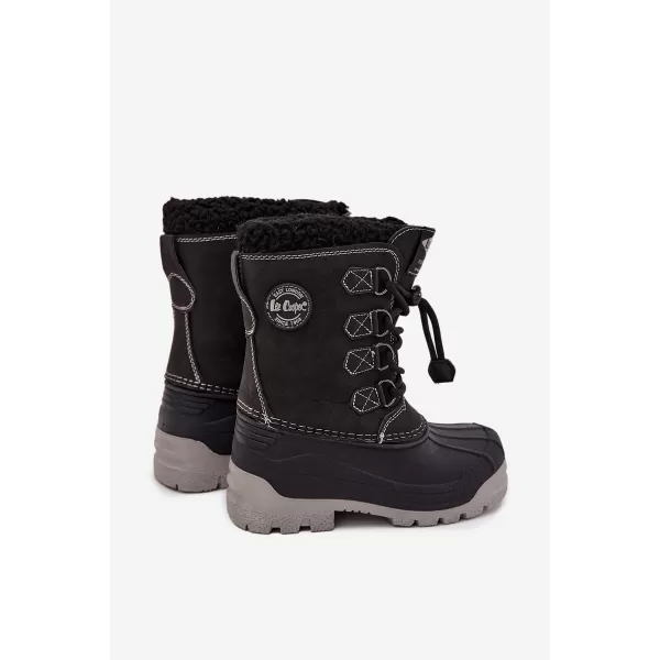  Gyermek téli cipő LEE COOPER LCJ-25-44-3943K FEKETE 