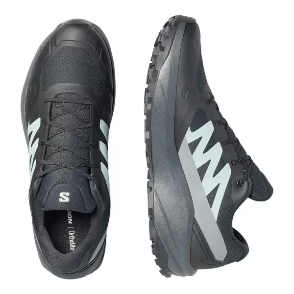  Férfi cipők SALOMON OUTSCAPE GTX L49137300 FEKETE/ASZFALT/KOVÁCSOLTVAS 