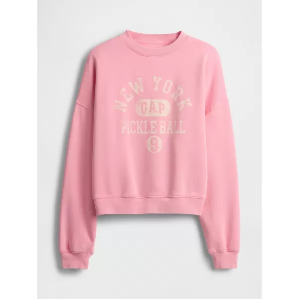  Női pulóver GAP LOGO SWEATSHIRT 548299-20 RÓZSASZÍN LEHET 
