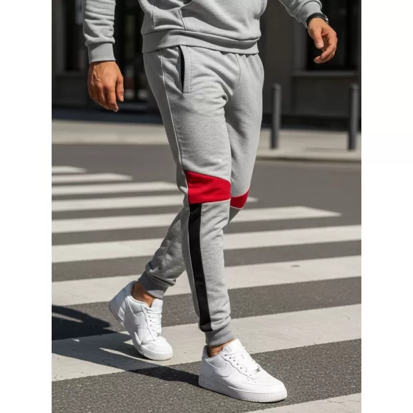  Férfi nadrág DSTREET UX3241 VILÁGOSSZÜRKE 
