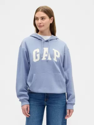 Női pulóver GAP LOGO HOODIE PULLOVER 463506-95 ELIT KÉK