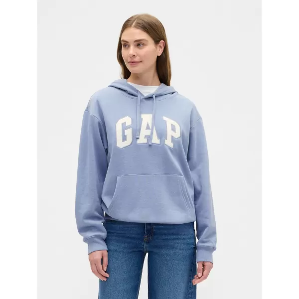  Női pulóver GAP LOGO HOODIE PULLOVER 463506-95 ELIT KÉK 