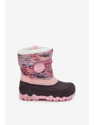Gyermek téli cipő LEE COOPER LCJ-25-10-3770 RÓZSASZÍN