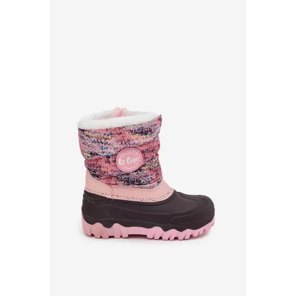  Gyermek téli cipő LEE COOPER LCJ-25-10-3770 RÓZSASZÍN 