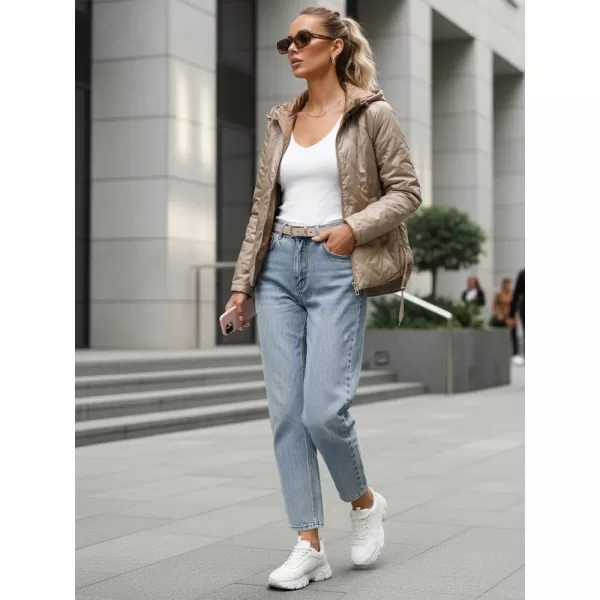  Női kabát DSTREET TY5633 KARAMELLA 