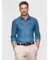 Férfi ing OMBRE OM-SHDS-0210 KÉK