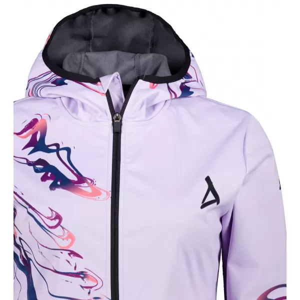  Női prémium softshell kabát ALTISPORT VOJ/ALW064JACK01 HALVÁNYLILA 
