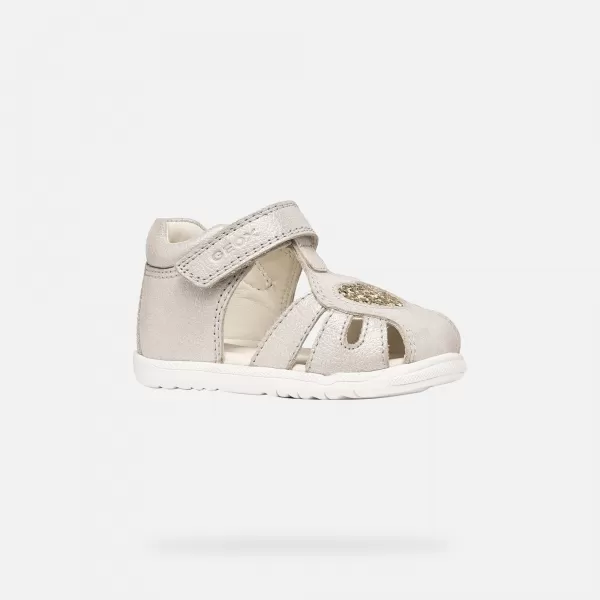  Lányok az első lépések GEOX SANDAL MACCHIA B654WA0MAEWC0262 SZÜRKE 