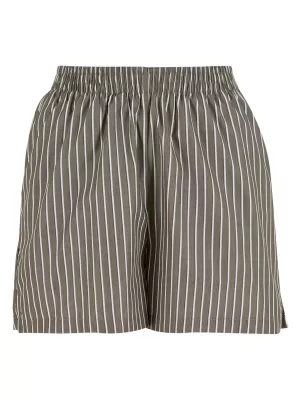 Női rövidnadrág URBAN CLASSICS TB6845 OLÍVA/FEHÉR