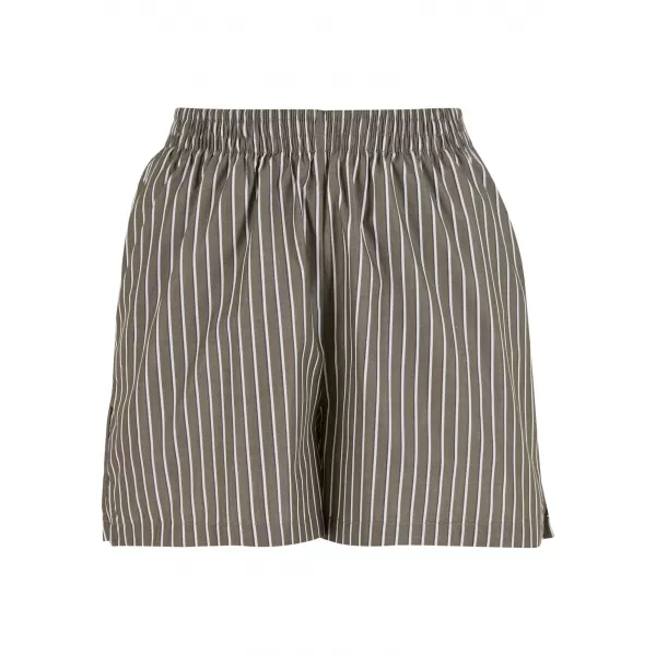  Női rövidnadrág URBAN CLASSICS TB6845 OLÍVA/FEHÉR 