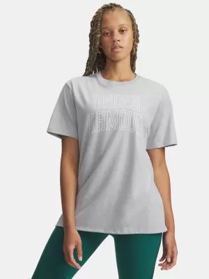 Női póló UNDER ARMOUR RIVAL OS CAMPUS TEE 6007883-012 SZÜRKE