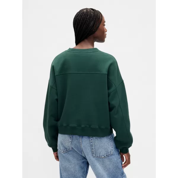  Női pulóver GAP LOGO SWEATSHIRT 799272-00 MÉLYVADÁSZ 