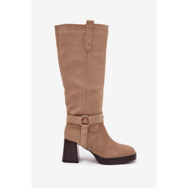  Női csizma BOTO ALESSARA 40612 KHAKI 