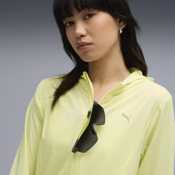  Női kabát PUMA RUN VELOCITY WOVEN JACKET W 526584-35 ARANY HOLD 