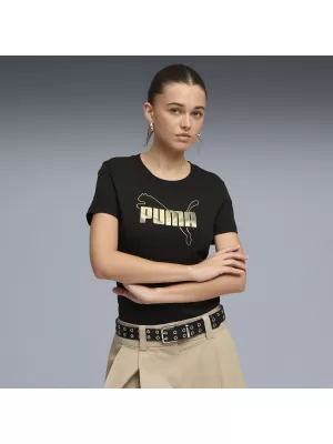 Női póló PUMA ESS LOGO LAB TEE 691824_01 PUMA FEKETE