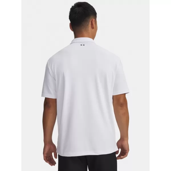  Férfi póló UNDER ARMOUR T2G PIQUE POLO 6012303-100 FEHÉR 