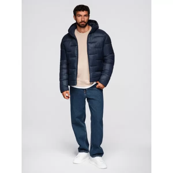  Férfi dzseki OMBRE OM-JAHP-0235 SÖTÉTKÉK 