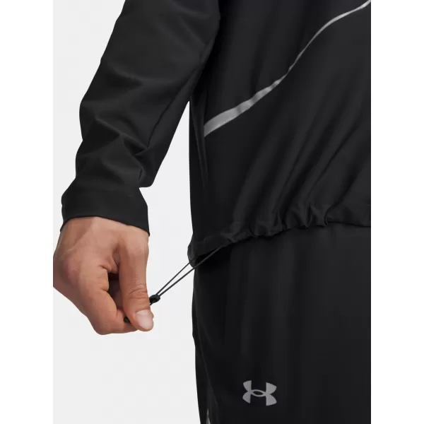  Férfi dzseki UNDER ARMOUR UA UNSTOPPABLE WOVEN JACKET FEKETE 