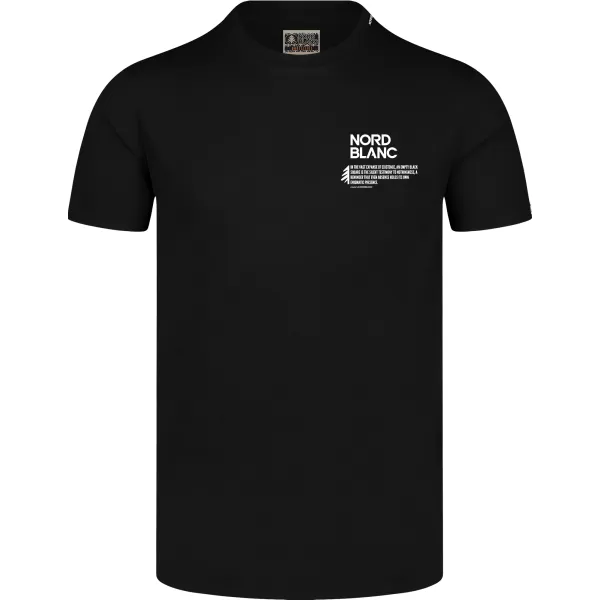  Férfi póló NORDBLANC NOTHINGNESS NBSMT8150 FEKETE 