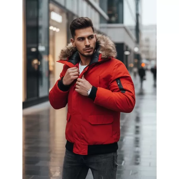  Férfi dzseki DSTREET TX2875 PIROS 
