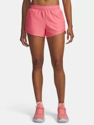 Női rövidnadrág UNDER ARMOUR TECH PLAY UP SHORTS 1389882-600 RÓZSASZÍN