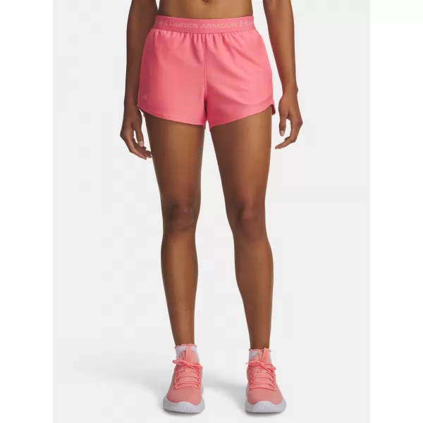  Női rövidnadrág UNDER ARMOUR TECH PLAY UP SHORTS 1389882-600 RÓZSASZÍN 
