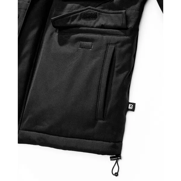  Férfi softshell kabát BRANDIT 3208 FEKETE 
