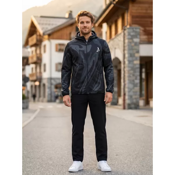  Férfi prémium softshell kabát ALTISPORT VOJ/ALM072JACK01 FEKETE 