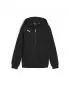 Gyermek pulóver PUMA TEAMGOAL CASUALS HOODED JKT 658596_03 PUMA FEKETE/PUMA FEHÉR
