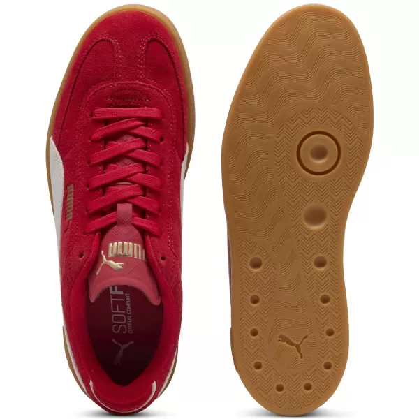 Csizma PUMA CLUB II ERA SUEDE 400717-08 FORATRED/P.WHITE/ FORATRED/P.WHITE/PUMA GOLD 