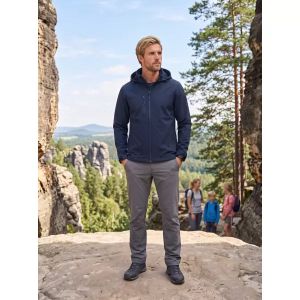  Férfi softshell kabát ALTISPORT NoPrint NP/ALM845 SÖTÉTKÉK 