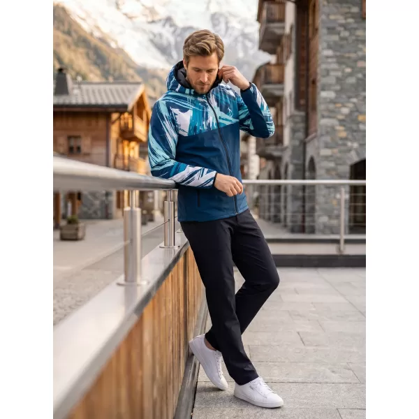  Férfi prémium softshell kabát ALTISPORT VOJ/ALM039JACK01 SÖTÉTKÉK 