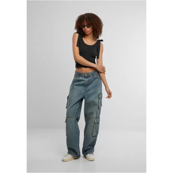  Női póló URBAN CLASSICS TB7520A FEKETE/FEHÉR 