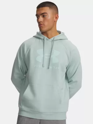 Férfi pulóver UNDER ARMOUR RIVAL FLEECE LOGO HD 1379758-477 KÉK