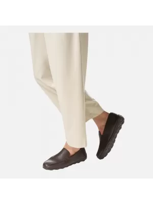 Férfi mokaszinok GEOX SPHERICA EC16 G002878 SÖTÉTBARNA